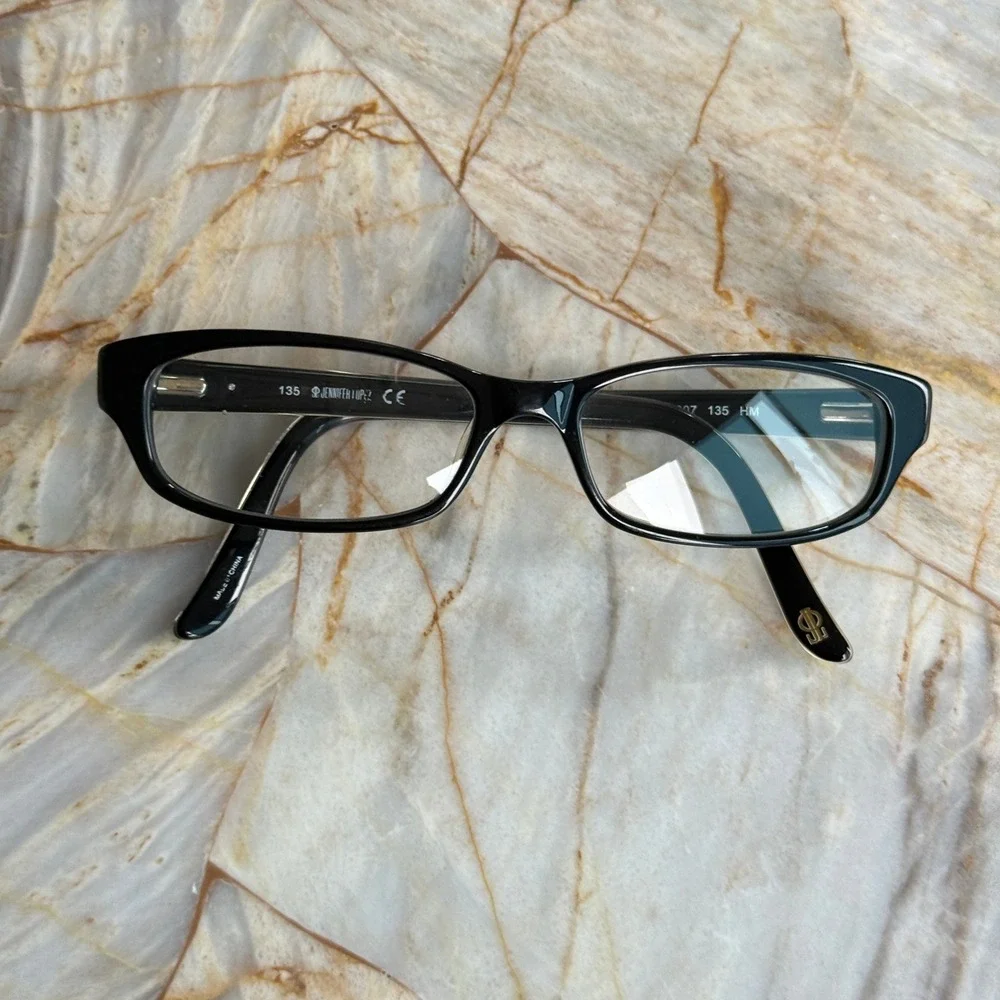 Jennifer Lopez Black Eyeglasses Frame 0807 135 HM‎ Rectangle